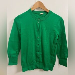 J-Crew Green Women's Sweater cardigan